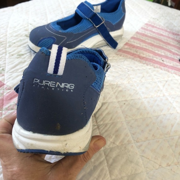 Vintage blue purenrg athletics runners with Breathable Mesh and Slip-On Design- - Picture 5 of 8